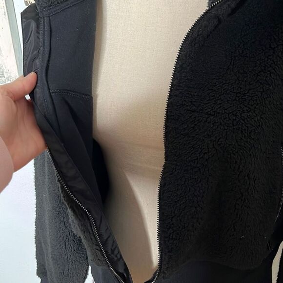Lauren Ralph Lauren Womens Teddy Jacket Fully Zip Black Size Extra Large NWT - Picture 4 of 13